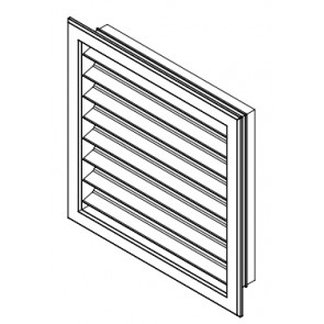 Bouche d'air multidirectionnelle  poêle BRISACH FPC 90 11KW 44008025