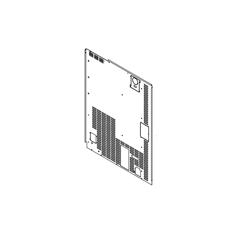 Parte postérieure  poêle BRISACH ISOLA 8 V EEI 41401829430